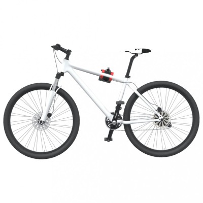 vidaXL Suport reparații biciclete de perete, pliabil, roșu/ negru oțel 4005553 foto