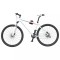 Gossi suport reparatii biciclete de perete, pliabil, rosu/ negru otel