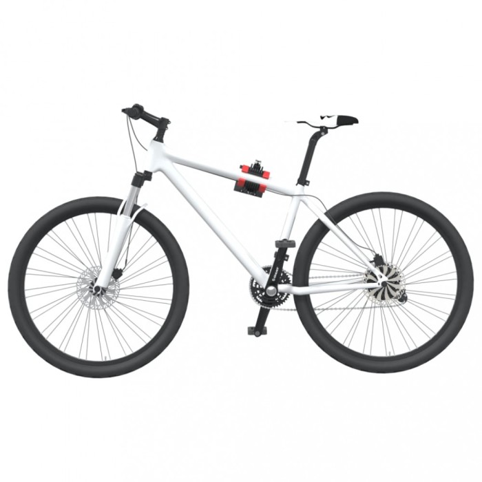 vidaXL Suport reparații biciclete de perete, pliabil, roșu/ negru oțel 4005553