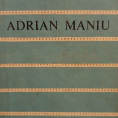 Adrian Maniu - Versuri (1968)