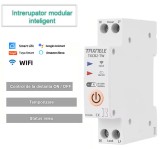 Intrerupator Inteligent WiFi 16A Tuya Smart Life Alexa Google Assistant Telecomanda Temporizator Releu Sarcina Maxima 230V 50/60Hz