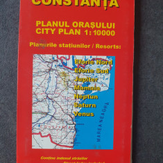 Harta orasului Constanta si planurile statiunilor, anii 2000