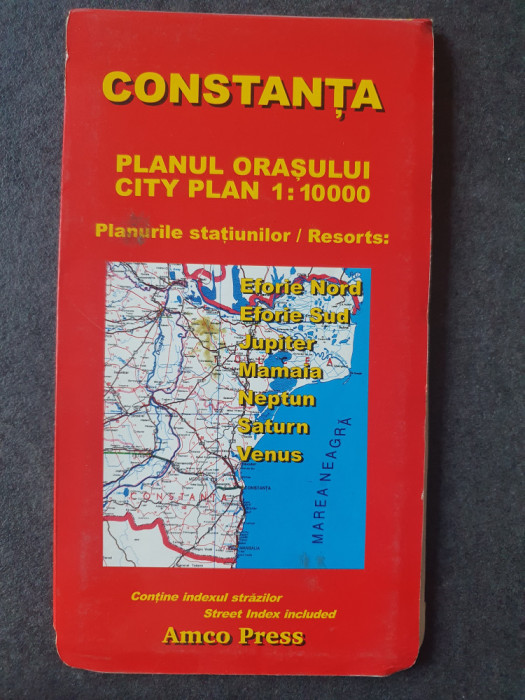 Harta orasului Constanta si planurile statiunilor, anii 2000
