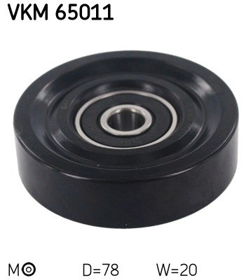 SKF VKM 65011 rola intinzator,curea transmisie foto