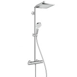 Sistem de dus fix si mobil cu baterie termostatata HANSGROHE seria CROMETTA E 240 1 JET