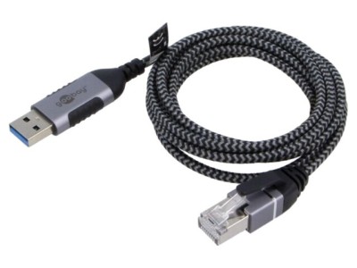 Cablu USB 3.0 RJ45 1,5m U/FTP Goobay foto