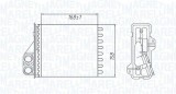 Radiator incalzire habitaclu Dacia Duster, Duster SUV, Logan, Logan Express, Logan Mcv; Lada Largus; Renault Duster, Logan I, Sandero/Stepway I,