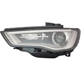 Far Audi A3 (8V), 06.2012- Model Sedan, partea Stanga, electric, tip bec D3S; cu LED lumini de zi, fara becuri, fara balast, fara unitate control led