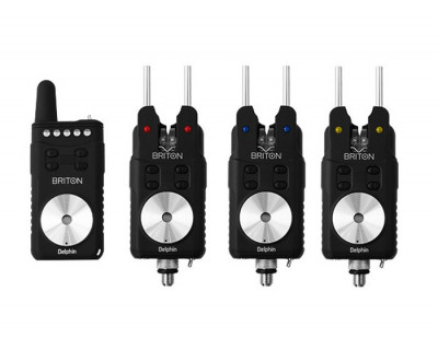 Set avertizori/senzori wireless Delphin BRITON, 3+1, culoare neagra foto