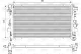 Radiator racire motor Mercedes Viano, Vito, Vito Mixto Motor 109 CDI, 109 CDI, 109 CDI 4x4, 110 CDI, 378x680x26mm, OE 6395010401