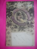 HOPCT 12350 FELICITARE VECHE FETITA -FRANTA-ROMANTICA -EUROPA -CIRCULATA