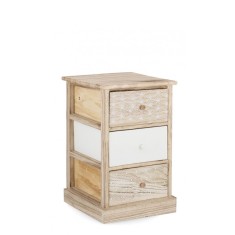 Comoda lemn 3 sertare Finnley 40x29x58 cm