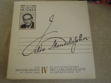 MENDELSSOHN - Simfonia Nr. 4 A-Dur Op.90 - Vinil EP Die Grossen Musiker, Clasica, Import