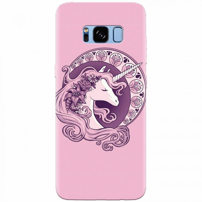 Husa silicon pentru Samsung S8, Purple Unicorn