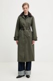 Abercrombie &amp; Fitch palton culoarea verde, KI144-5195-340