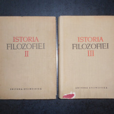M. A. DINNIK - ISTORIA FILOZOFIEI volumele 2 si 3 (1959-1960, editie cartonata)