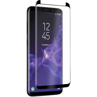 Folie sticla securizata curbata flippy full face, lipici pe toata suprafata, pentru samsung galaxy s9 plus, negru foto