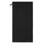 Prosop 2in1 din Microfibră pentru Plajă și Sală, 150x75cm, Negru, CMCLASS