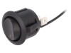 Rocker Switch SPDT 2 ON-ON 20A 12VDC Negru cu LED 12V