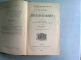 HISTOIRE DE LA LITTERATURE ROUMAINE - PAUL ALBERT VOL. I (ISTORIA LITERATURII ROMANE)