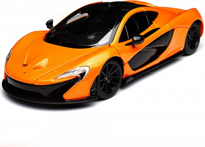 MASINUTA METALICA McLAREN P1 PORTOCALIU SCARA 1 LA 24 foto