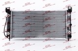 Radiator Hummer H2 02-09, motor: 6.0 V8, 863x436x23, SRLine, Aluminiu/ Plastic brazat, 15193114; 52486594