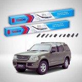 Cumpara ieftin Ștergătoare Ford Explorer SUV Gen III 2001 | Set Față Flat Premium &ndash; TeamCar&reg;