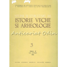 Studii Si Cercetari De Istorie Veche Si Arheologie III