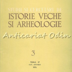 Studii Si Cercetari De Istorie Veche Si Arheologie III