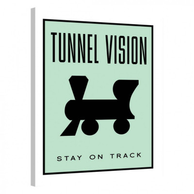 Tablou Canvas, Tablofy, Tunnel Vision &amp;middot; Monopoly Edition, Printat Digital, 50 &amp;times; 70 cm foto