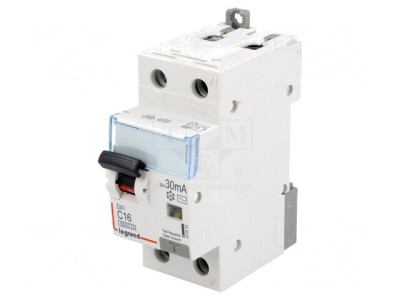 &amp;Icirc;ntrerupător RCBO 16A 30mA 2P 230V IP20 foto