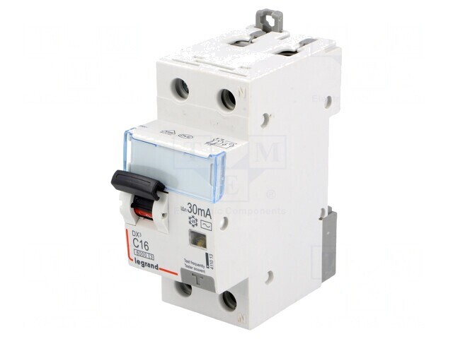 &Icirc;ntrerupător RCBO 16A 30mA 2P 230V IP20