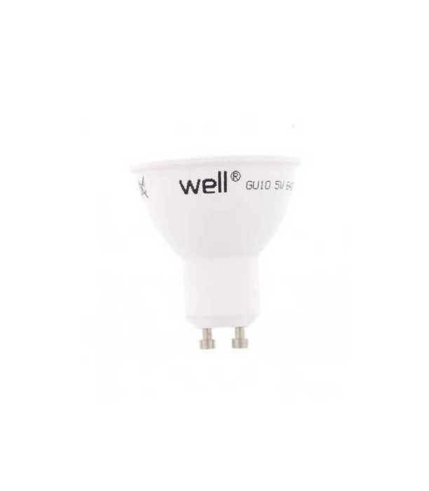 Spot cu led MR16 GU10 5W 230V lumina rece Well