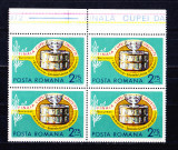 TSV$ - 1972 LP 809 FINALA CUPEI DAVIS BLOC X 4 MNH/** LUX, Nestampilat