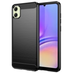 Husa carbon compatibila samsung galaxy a05, tech antisoc, negru foto