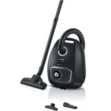 Aspirator cu sac Bosch Seria 4 BGB41BA1, 600W, 4 l, Sistem PowerProtect, Control electronic rotativ, Negru