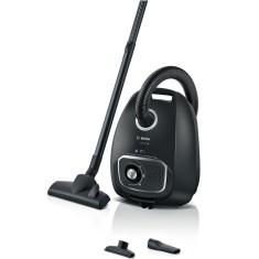 Aspirator cu sac Bosch Seria 4 BGB41BA1, 600W, 4 l, Sistem PowerProtect, Control electronic rotativ, Negru