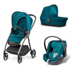 Carucior modular gb Maris 3 in 1 Capri Blue foto