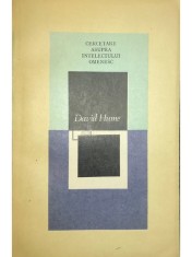 David Hume - Cercetare asupra intelectului omenesc (Editia: 1987) foto