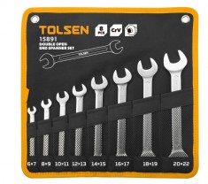 Set chei duble deschise 8 buc, Tolsen foto