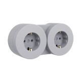 Priză Schuko aplicată 16A IP54 gri Xone - OVIVO | 406-240000-921