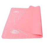 Cumpara ieftin Covoras pentru aluat din silicon, foaie antiaderenta, 60x80 cm, Roz, 556COF