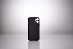 Husa Iphone 12 Mini Spacer, grosime 1.5mm, material flexibil TPU, negru &quot;SPPC-AP-IP12M-TPU&quot;