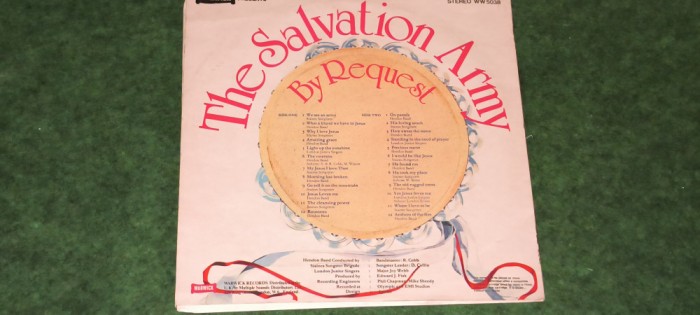 DISC VINIL - WARWICK LP. AN 1977 THE SALVATION ARMY - BY REQUEST