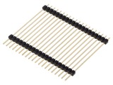 Conector pini 20 pini 2 nivele 2.54mm
