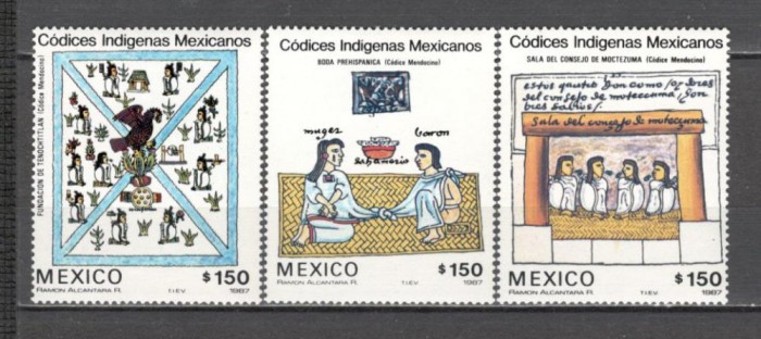 Mexic.1987 Codicele indigenilor mexicani GZ.82