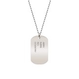 Army - Colier personalizat din argint 925 - dog tag