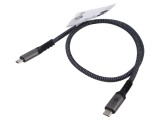 Cablu USB 4.0 USB C 0,5m Goobay negru/gri