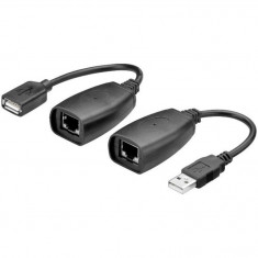 Cablu prelungitor, extender, USB1.1 A tata-mama pana la 40m cu CAT5e sau CAT6