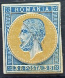 Romania 1872 - Carol l ,, Paris '' eseu 3 bani